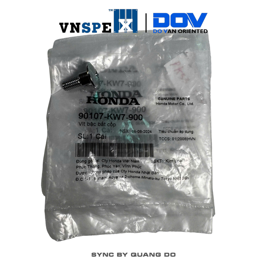 Vít Bậc Bắt Cốp HONDA Future / Wave Kw7 (90107KW7900)