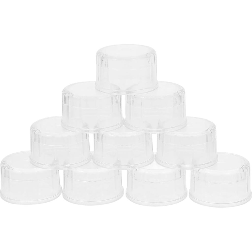 IMIKEYA 10 chiếc nắp bình lắc cocktail - Nắp thay thế cho cốc lắc nhựa/cốc trà sữa trân châu, dùng c