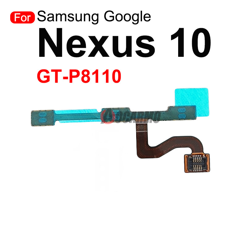 1X Bật / Tắt Nút Âm Lượng Cáp Mềm Cho Samsung Google Nexus 10 P8110 GT-P8110 Linh Kiện Thay Thế