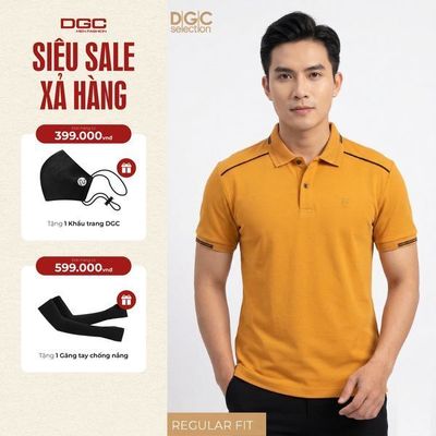 Áo Polo Ngắn Tay DGC Dáng Suông Chất Vải Cao Cấp Thấm Hút Mồ Hôi - SAPBB07M