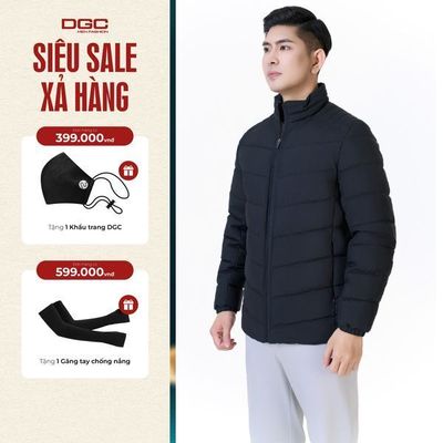 Áo jacket nam 3 lớp cổ đứng -  Áo khoác mùa đông 3 lớp cổ đứng DGCs -  WAJKBD170M-S