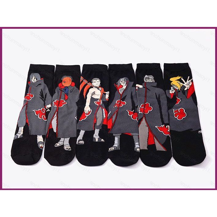 NARUTO Tất Akatsuki Người Lớn Pein Konan Sasuke Itachi Orochimaru Sasori Deidara Hidan Đỏ Snug Ấm Áp