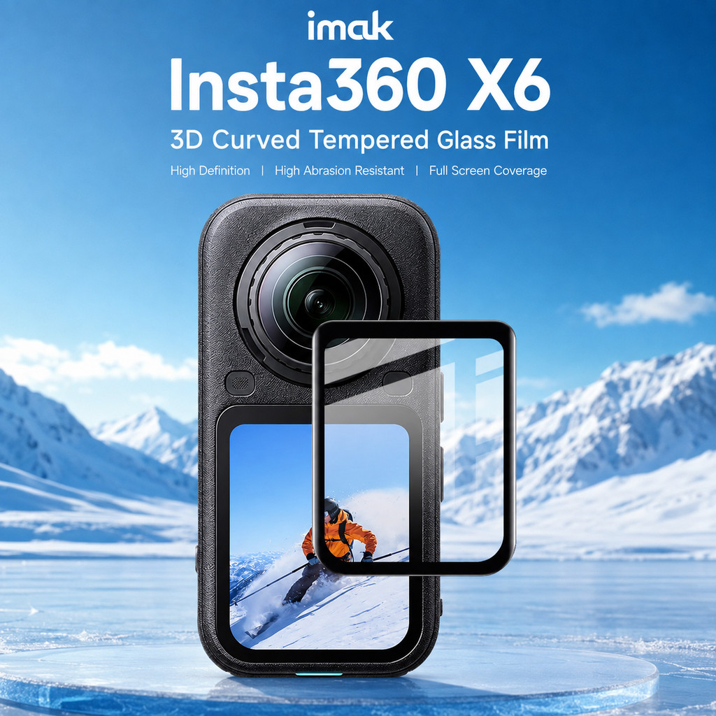 Miếng dán camera Cho Insta360 X6 X5 Kính cường lực 3D FM0027
