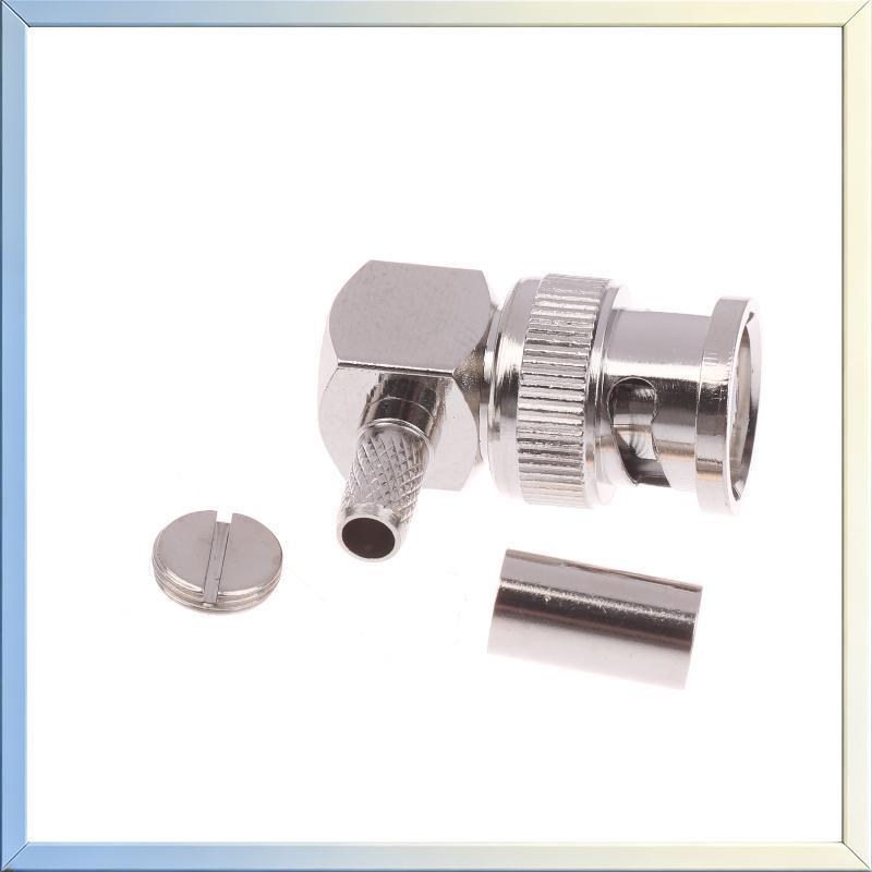 Any2Get5% tắt BNC Nam 90 Độ Đầu nối RF Uốn Bộ chuyển đổi góc phải 50ohm cho các trang web phân phối 