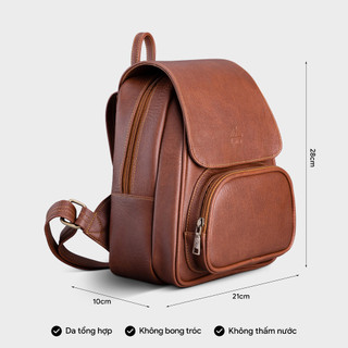 Balo Lata (Thời trang nữ tiện lợi cỡ trung - Balo da BAL41)
