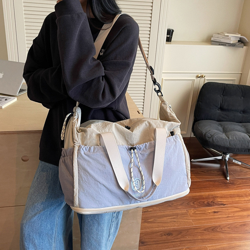 Túi Duffel nhẹ nhiều màu thời trang Túi tập thể dục đeo chéo mở rộng sức chứa lớn