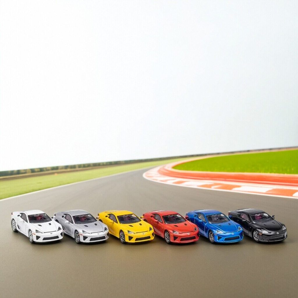 [Hàng có sẵn khéo léo] Mẫu xe hợp kim Lexus LFA DCT 1: 64