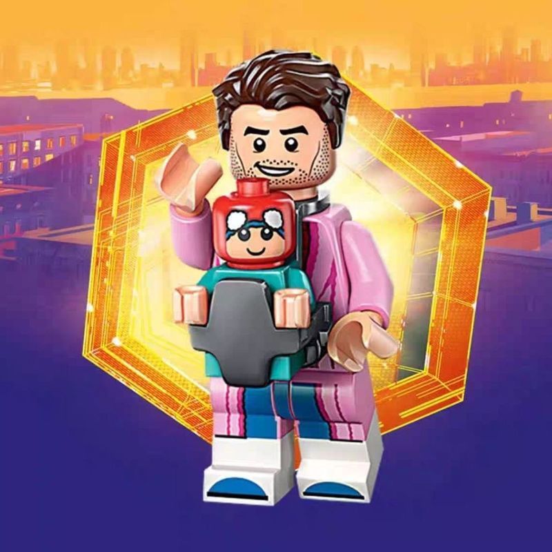 Số Lego. 71050 No. 10 Đồ chơi bộ sưu tập rút thăm may mắn của Peter B Parker Spider-Man