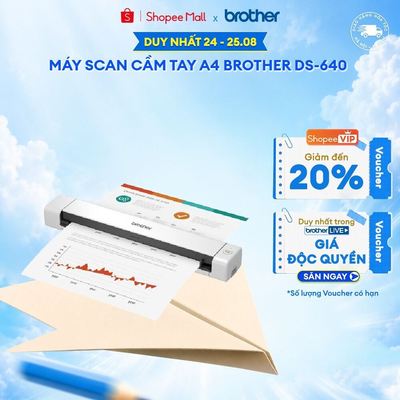 Máy scan cầm tay A4 Brother DS-640