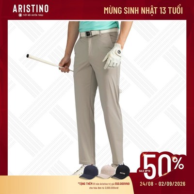 Quần Âu Nam Thể Thao Aristino Golf Fit Form Suông Thoải Mái 78% Nylon Bền Màu Thoáng Khí ATRG0202