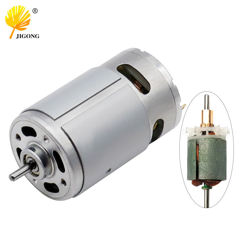 CSQY 24V Động Cơ Thiết Bị Nhỏ Động Cơ Micro Động Cơ Điện 540-545 Động Cơ Bi Dầu Đôi