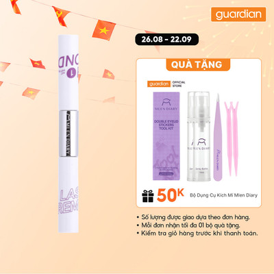 Mascara Hai Đầu Dán Và Gỡ Mi Mlen Diary 4in1 Plus 15g