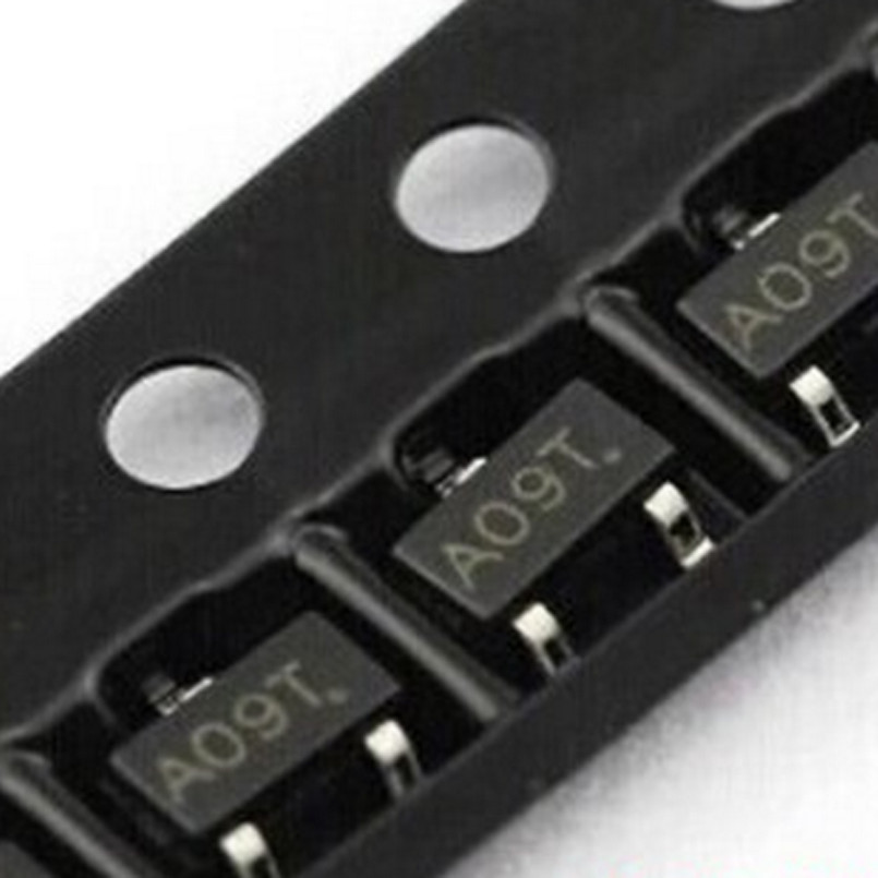 Ống hiệu ứng trường Bao bì chính hãng Nhập khẩu AO3400 A09T AO3400A SOT23 Miếng dán 10 miếng 4 Yuan