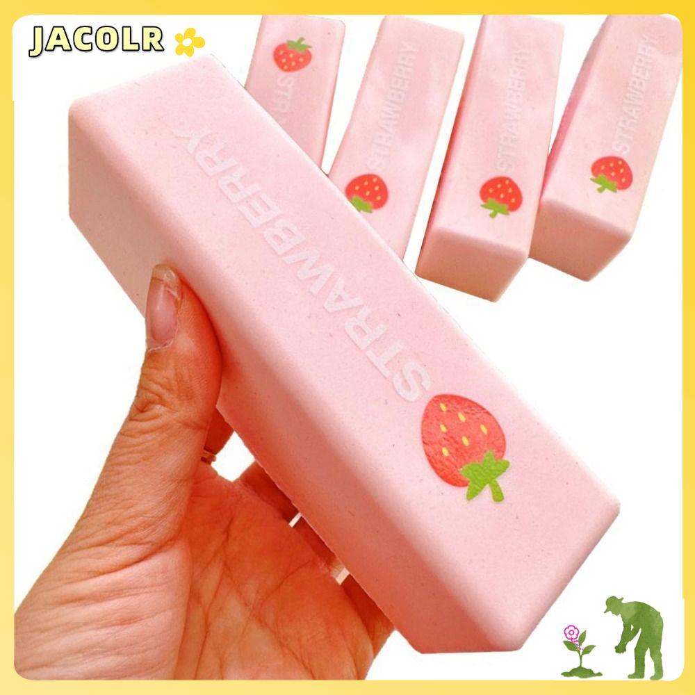 JACOLR Bóp Quả Bóng Căng Thẳng, Dâu Dính Chậm Đàn Hồi Bơ Bóp Đồ Chơi, Thư Giãn Tay Fidget Bóng Bóp M