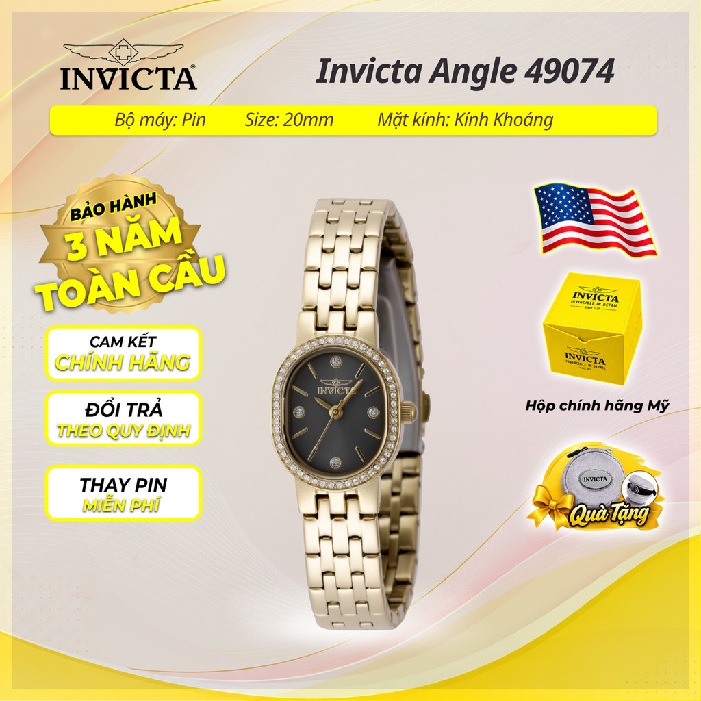 Đồng Hồ Nữ Invicta Angel 49074 20mm Chính Hãng