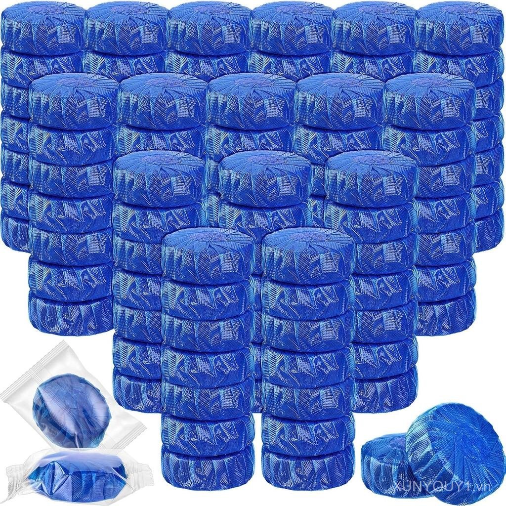 Qualirey 60 Pack Automatic Toilet Cleaner Tablets Toilet Bowl Long Lasting Bathroom Tank Tablets (Bl