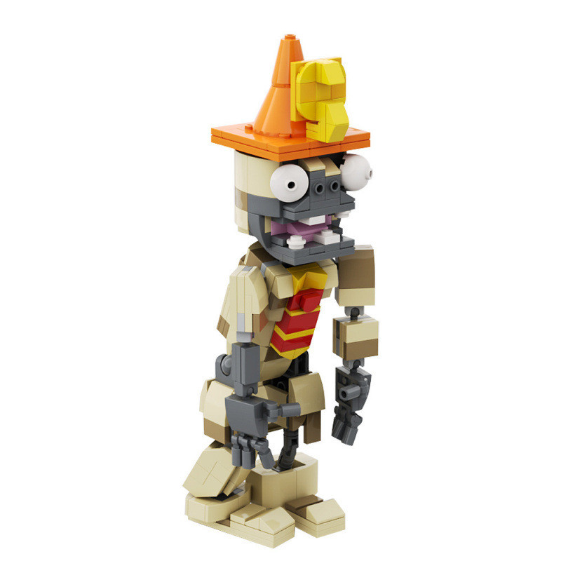 MOC-156415Thực vật vs. Khối xây dựng xác ướp hình nón Zombies PVZ2 Tương thích