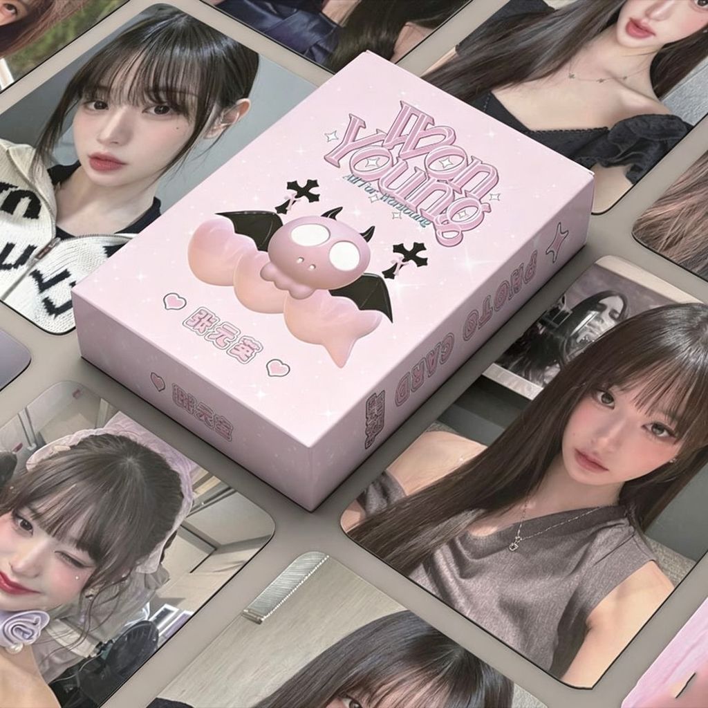 Zhang Yuanying Photocard 55 Chiếc Album Won Young10 cm Ảnh lomo Tự In Thẻ IVE Hàng Hóa Phong Cách Th
