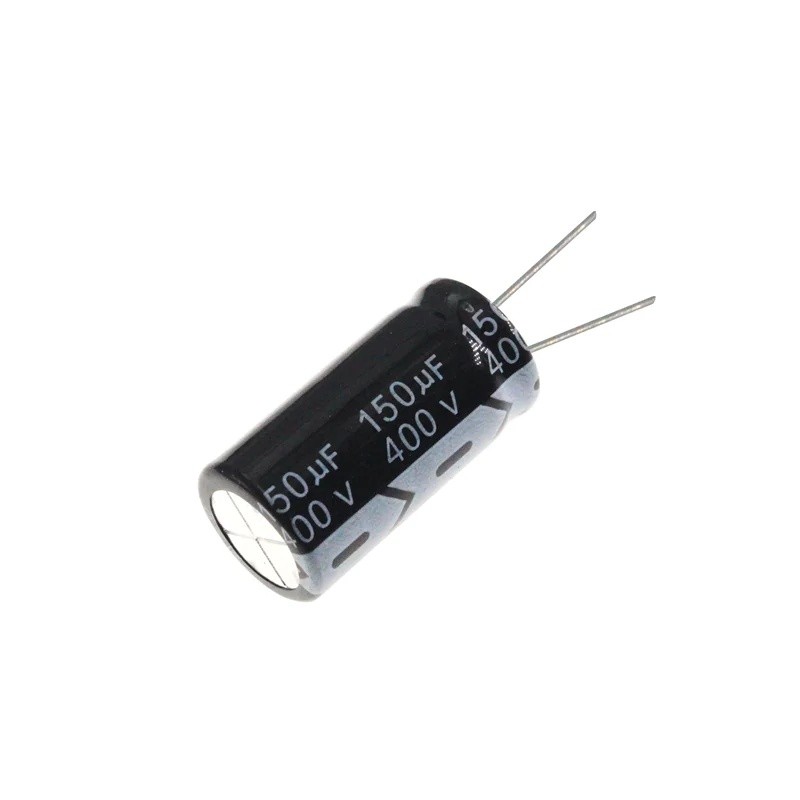 Ly 2 chiếc 150uF 400V 150MFD 400WV 18 * 30mm Nhôm Điện Phân Tụ Điện Radial 400v150uf 150uf400v