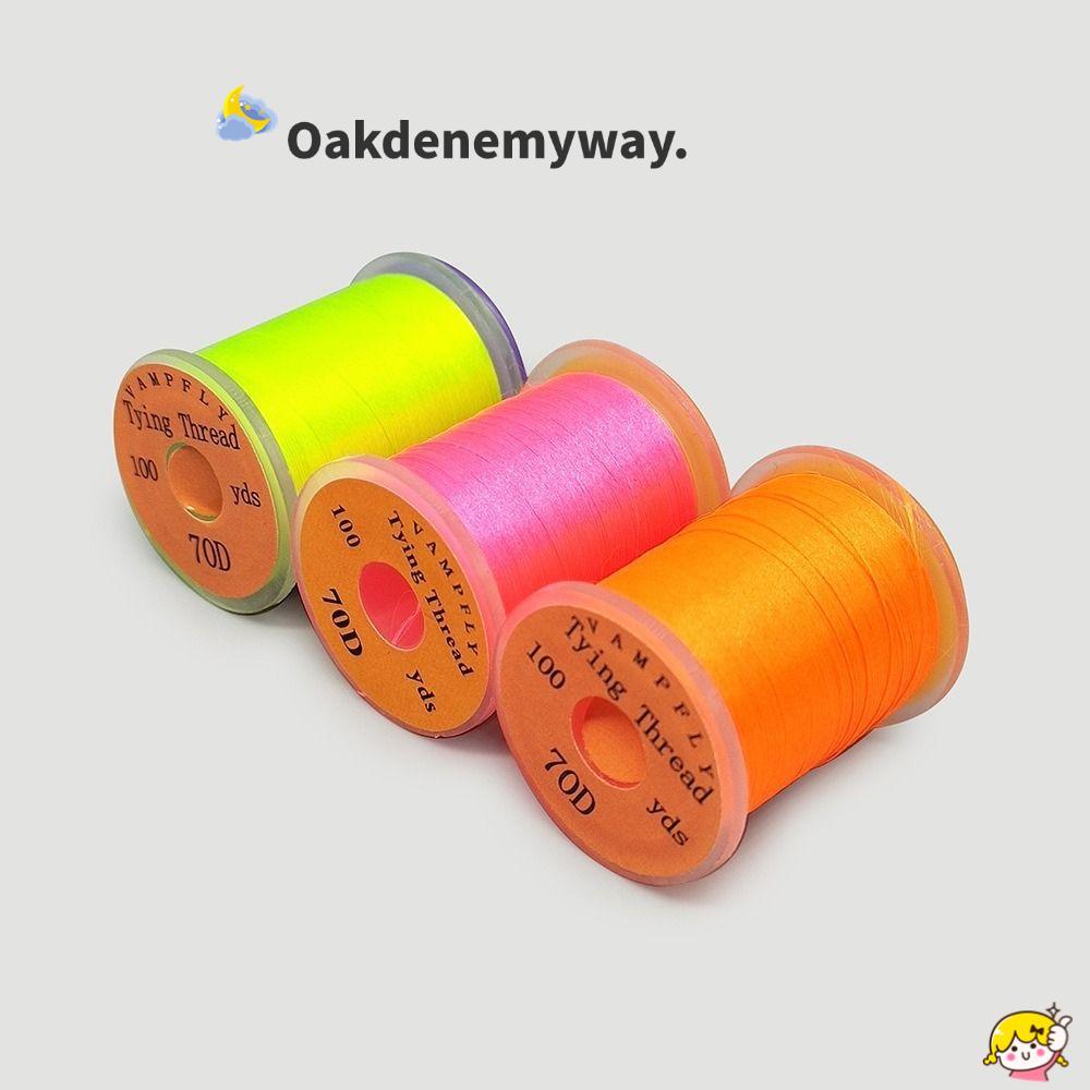 OAKDENEMYWAY Fly Tying Thread Line, Salmon Thread Spool Fly Fishing Line, Bass Flies Dây câu cao cấp