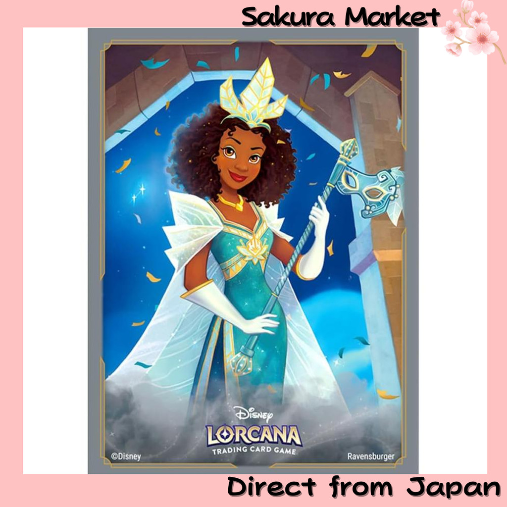 [New] Disney Lorcana TCG Japanese version official card sleeve Tiana Princess of Blessing Saga  [Trự