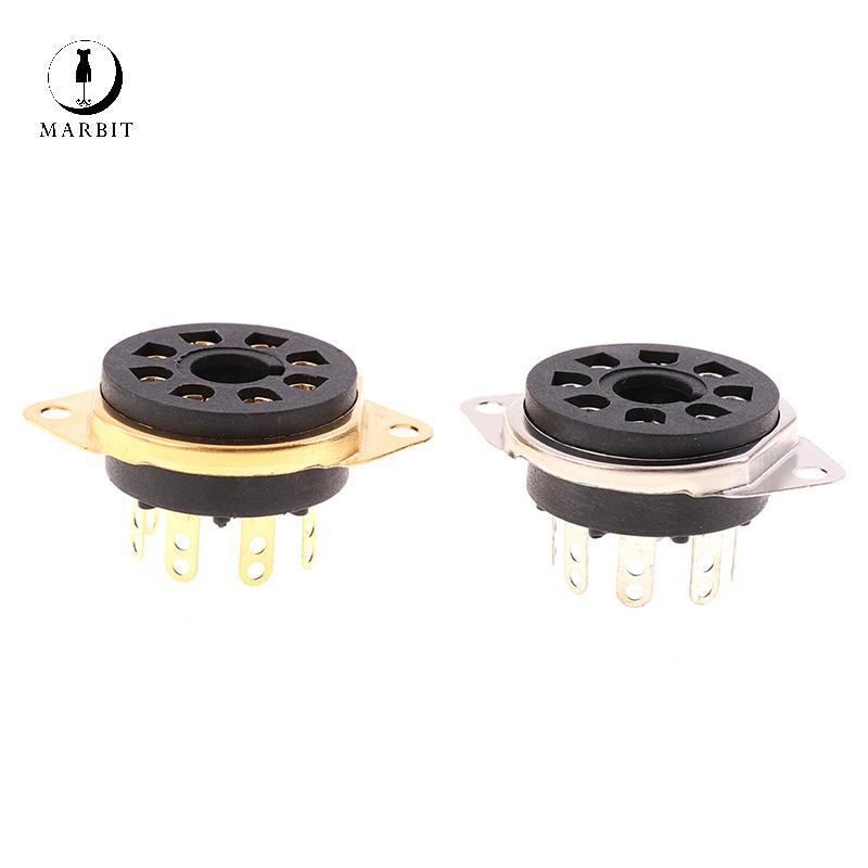 Marbit Chassis Mount 8pin Bakelite Tube Soet Base Cho 6550B 6CA7 EL34 6L6 KT88 Vintage AMP DIY FHS