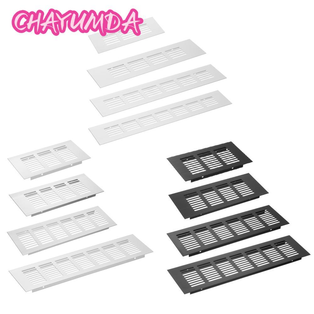 CHAYUMDA Air Vent Decor Grommet Bền Tủ Quần Áo Giày Louver Hợp Kim Nhôm Thông Gió Lưới Tản Nhiệt
