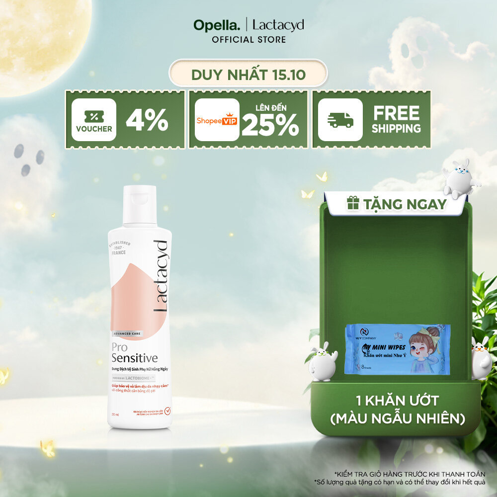 Dung Dịch Vệ Sinh Phụ nữ Lactacyd Pro Sensitive Cho Da Nhạy Cảm 250ml