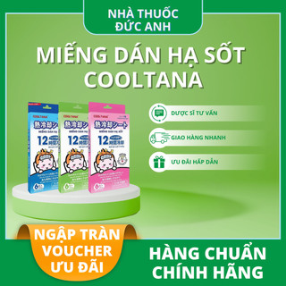 [HỘP 3 TÚI X 2 MIẾNG]_Miếng dán hạ sốt Tanaphar Cooltana