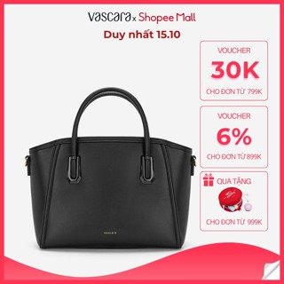 [Voucher 30K | 15.10] Vascara Túi Xách Monotone Nhấn Chân Quai - TOT 0199