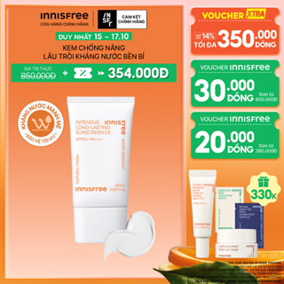 Kem chống nắng lâu trôi innisfree Intensive Long Lasting Sunscreen SPF50+ PA++++ 60ml