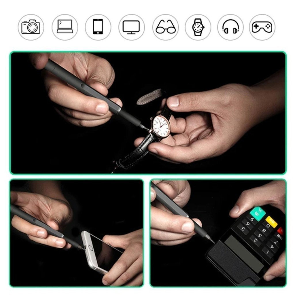 Bộ Tua Vít Đa Năng Bộ Tô Vít Đa Năng Mini 24 Đầu Nhỏ Sửa Điện Thoại, Mở Laptop, Mắt Kính, Đồng Hồ