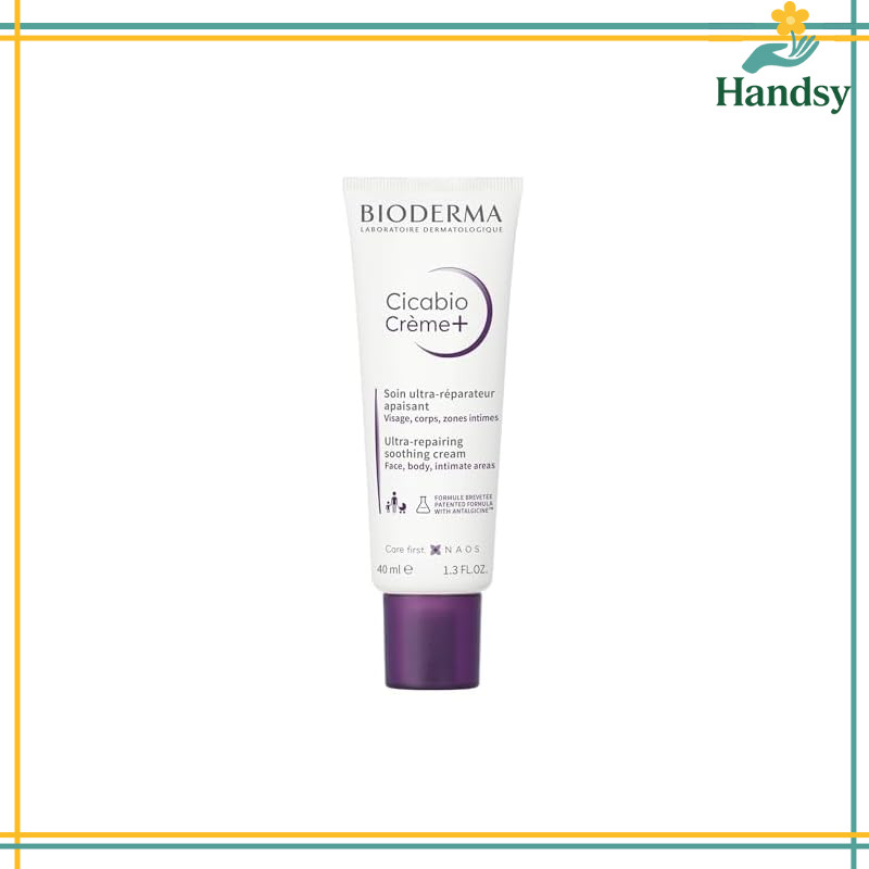 [Authentic Product] Bioderma Cicabio Cream Plus 40mL for Damaged Skin, Face and Body Cream (Fragranc