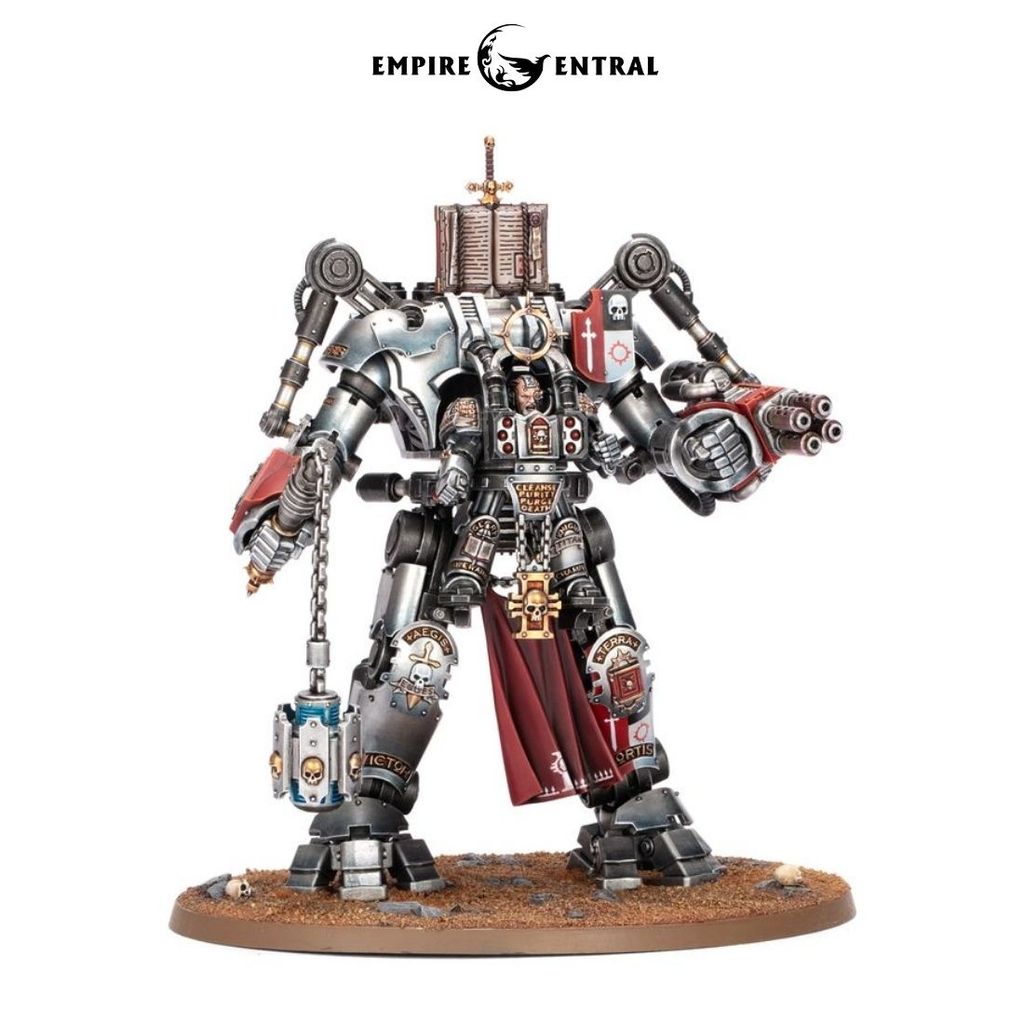 MÔ HÌNH WARHAMMER 40K GREY KNIGHTS GRAND MASTER IN NEMESIS DREADKNIGHT 57-05 GAMES WORKSHOP – EMPIRE