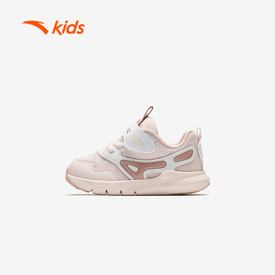 ANTA KIDS Giày Chạy Thể Thao Bé gái 0-4 Tuổi Giày thể thao trẻ em Đế mềm Giày mẫu giáo nhẹ 3225C0001