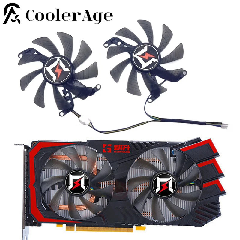 IiFor Gainwar RTX 1660 2060 GTX 1660Ti Quạt Card Video SUPER CFM10012H12SPA 85MM GTX1660Ti RTX1660 R