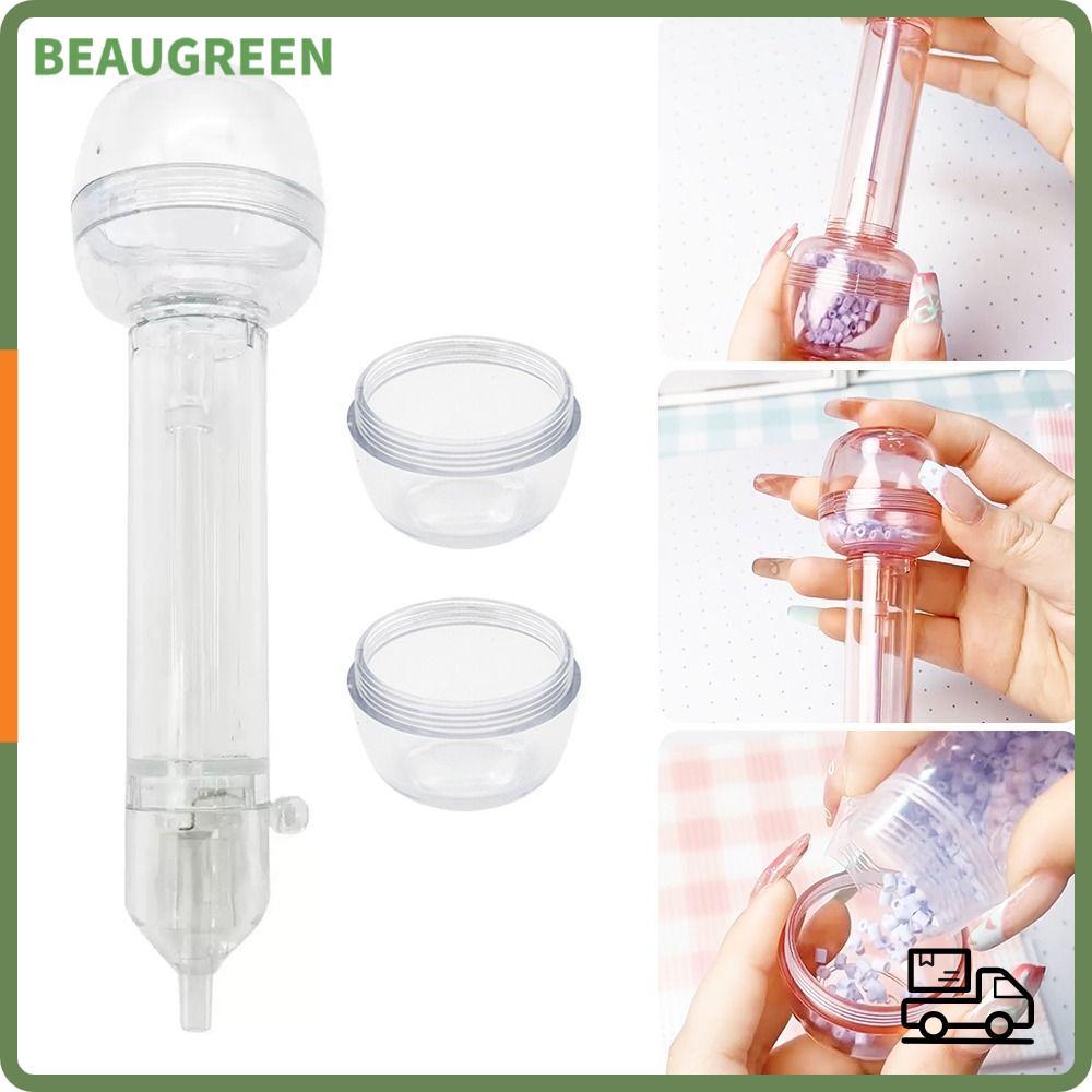 BEAUGREEN Perler Hama Beads Pen, Crafts Maker 2.6mm Tip Bead Placement Pen, Creative DIY Beads Craft