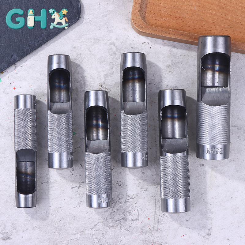 GHX 1 Da Đấm 3-25MM Lỗ Đục Lỗ Thép Tròn Da Thủ Công Lỗ Rỗng Đục Lỗ Cho Kim Loại Gioăng Da Cao Su Nhự