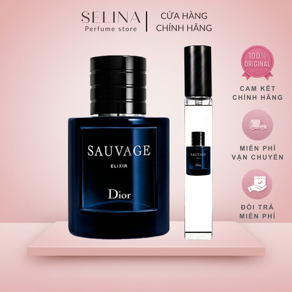 [Chính hãng] Nước Hoa Nam Chiết 10ml Dior Sauvage Elixir Nam Tính, Hấp Dẫn & Quyền Lực Norrisperfume