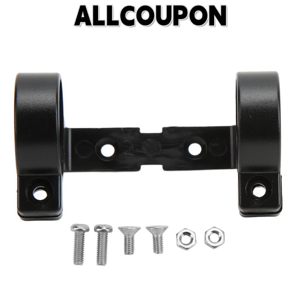 ALLCOUPON Giá đỡ màn hình LCD xe đạp điện ALLCOUPON, màu đen có ốc vít và đai ốc Giá đỡ dụng cụ LCD 