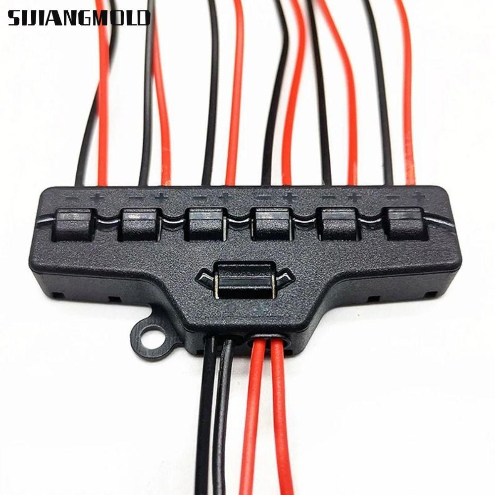 Khối thiết bị đầu cuối điện SIJIANGGMLD, Bộ chia đầu nối dây điện áp không đổi 1 trong 6, Loại song 