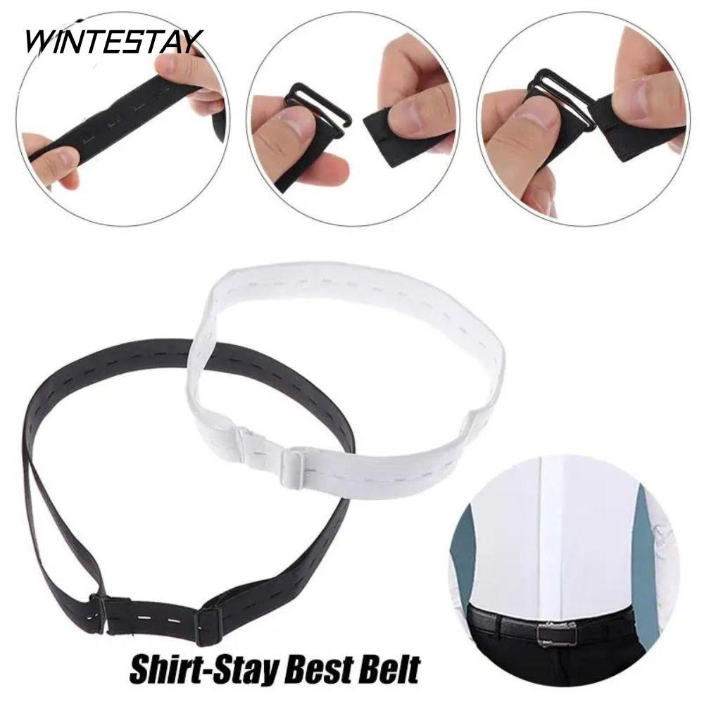 Áo sơ mi WINTESTAY Stay Best Belt, Dây đeo giữ áo chống nhăn chống trượt, Dây đeo thắt lưng có thể đ