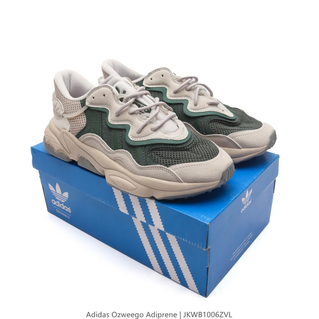 Adidas OZWEEGO Ống Nước Retro Bố Giày Đế Dày Tăng Chiều Cao Bố Giày Chạy Bộ Đa Năng