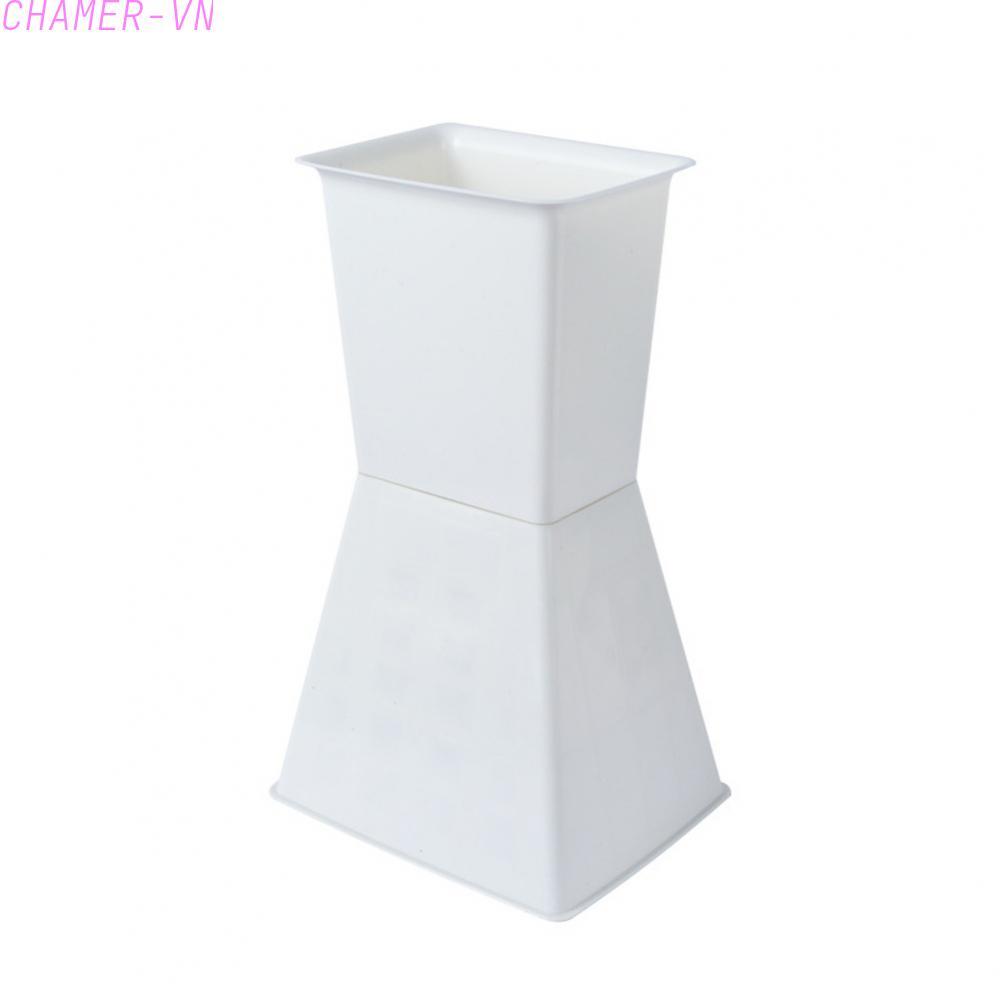【CHAMER】Square Plastic Flower Arranging Vase for Bouquets For Florist Wedding Decoration【HomeLiving】