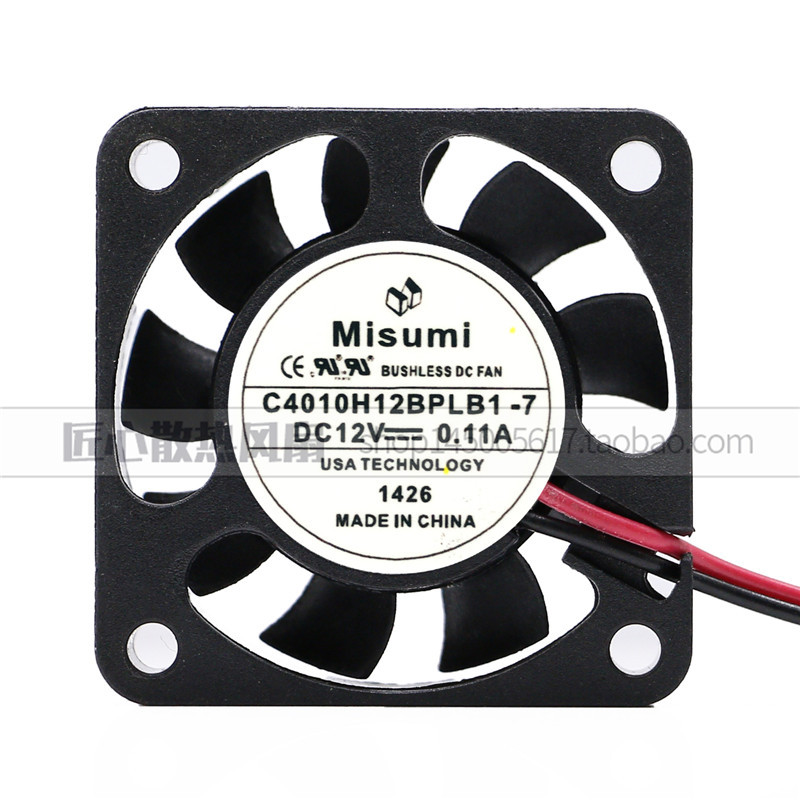Quạt làm mát C4010H12BPLB1-7 MISUMI MISUMI 12V 0.11 A 4CM 4010