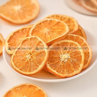 Cam khô 100g, cam vàng nguyên lát, sấy lạnh, dùng pha trà, detox, decor, trang trí - Chợ Thảo Dược Việt