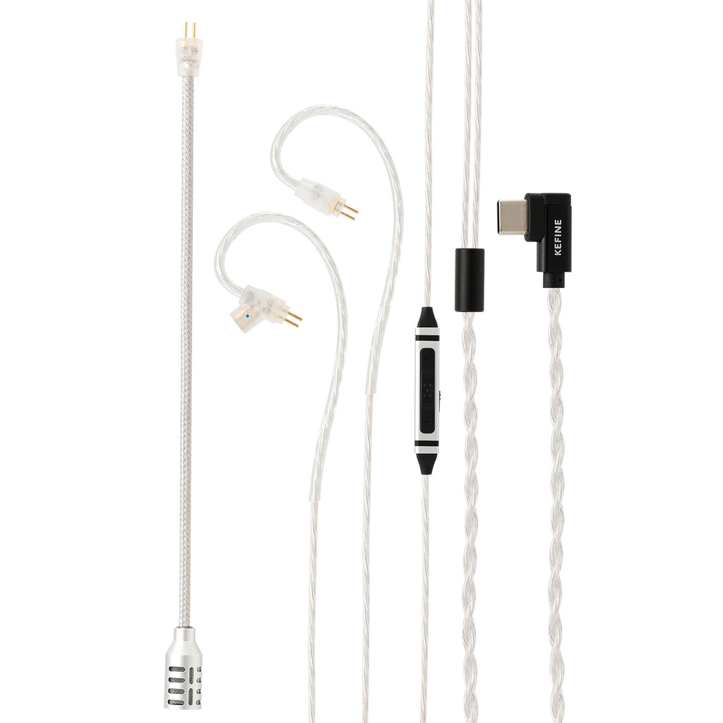Cáp trò chơi Kefine Tai nghe có dây HiFi Type-C USB + Boom Mic + Dây có thể tháo rời điều khiển âm l