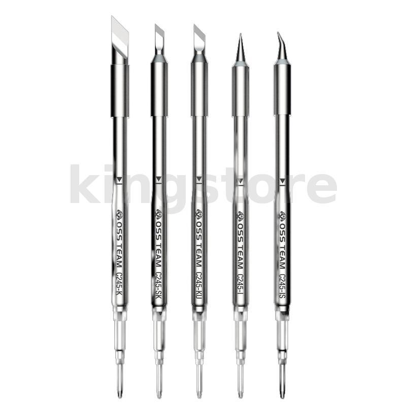 OSS TEAM C245 Đầu sắt hàn Đế đồng không chứa oxy Hệ thống sưởi nhanh Mạ Nano Tín Hiệu suất nhiệt độ 