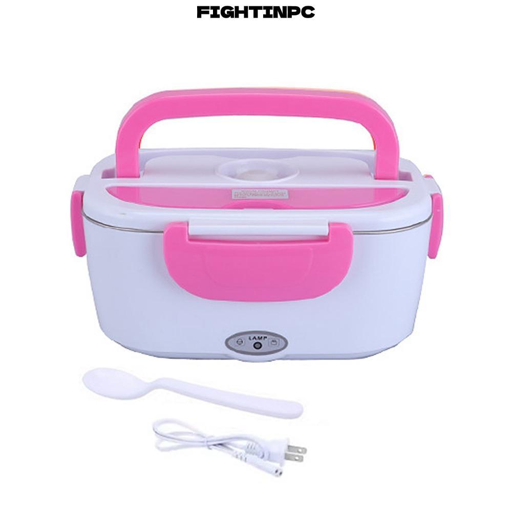 Máy hâm nóng thực phẩm di động FIGHTINPC, Hộp cơm trưa điện 40W 1.5L, Hộp Bento sưởi ấm 110V thực tế