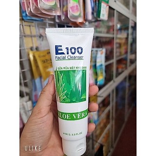 sữa rửa mặt e100 nha đam 100gr [chính hãng công ty]